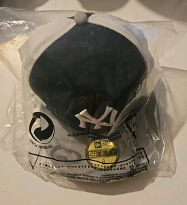NEW New York Yankees Hat Cap Mens Fitted 8 Double Logo New Era 59Fifty - Picture 1 of 7