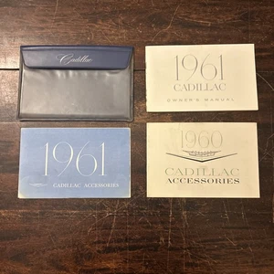 1960 1961 Cadillac Factory GM Original Owners Manual Compelte Set - Picture 1 of 9