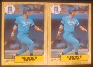 1987 O-PEE-CHEE #126 KANSAS CITY ROYALS GEORGE BRETT HOF [2] NM/MT 05743 - Picture 1 of 5