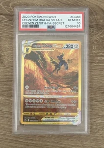 ORGN.FRM.DIALGA VSTAR CROWN ZENITH-FA-SECRET POKEMON SWSH 2023 GG68 EN PSA 10 - Bild 1 von 2