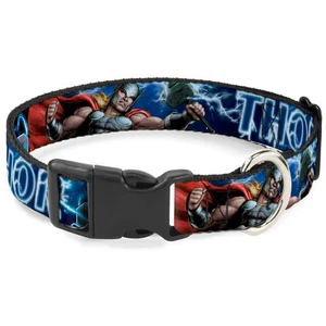 Kunststoff Clip Halsband - Avengers THOR Hammer/Action Pose Galaxy - WTH023 - Bild 1 von 3