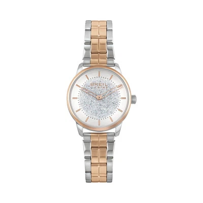 Orologio Breil Tribe Lucille EW0542 Watch Donna Acciaio Bicolore Rosè Glitter - Immagine 1 di 2
