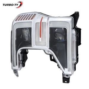 For Ford F250 SuperDuty 2020-2022 Chrome Full LED Headlight Assembly Driver Left - Foto 1 di 17