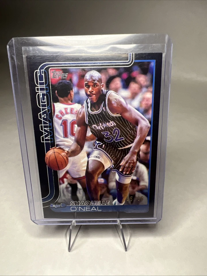 Baloncesto Topps #260 Shaquille O’Neal 2025-26 negro/68 raro Orlando Magic Foto 1 de 3
