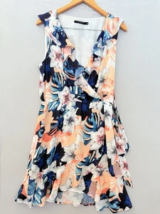 Portmans Womens Floral Print Fit & Flare Dress Size 12 - Picture 1 of 6
