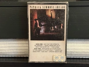 PATRICK SIMMONS Arcade SEALED Cassette Tape 1983 Pop Rock - Picture 1 of 2