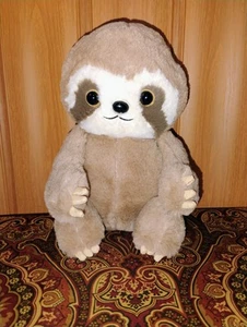 Peluche Hallmark marrón bebé perezoso 9” peluche juguete suave esponjoso Lovey (F - Imagen 1 de 6