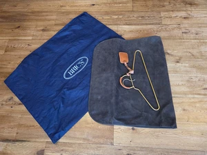 Bric's Italian Leather Suede Bifold Soft Hanging Suit Garment with Dust Bag - Picture 1 of 13