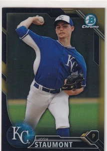 2016 BOWMAN CHROME BLACK GOLD REFRACTORS RC JOSH STAUMONT ROYALS ROOKIE #-1798 - Picture 1 of 1