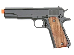 1911 Airsoft Spring Pistol Airsoft Gun M21 High FPS with Working Hammer and S... - Picture 1 of 8