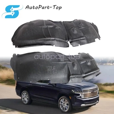 Juego de 2 piezas de forro de guardabarros para conductor y pasajero Chevrolet Suburban Tahoe 2021-2024 Foto 1 de 4
