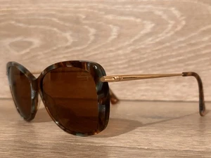 Longchamp Sonnenbrille LO616S 004 gold Schildpatt Katzenaugengestell mit braunen Gläsern - Bild 1 von 14