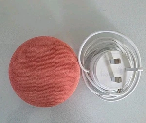 Google Nest Mini 2nd Generation Smart Speaker - Coral - Super Fast Delivery - Picture 1 of 3