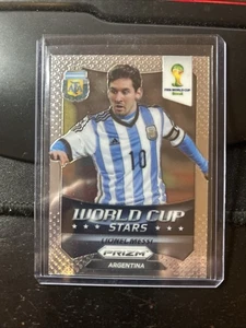 Lionel Messi 2014 Panini Prizm FIFA World Cup #1 World Cup Stars Insert - Picture 1 of 2