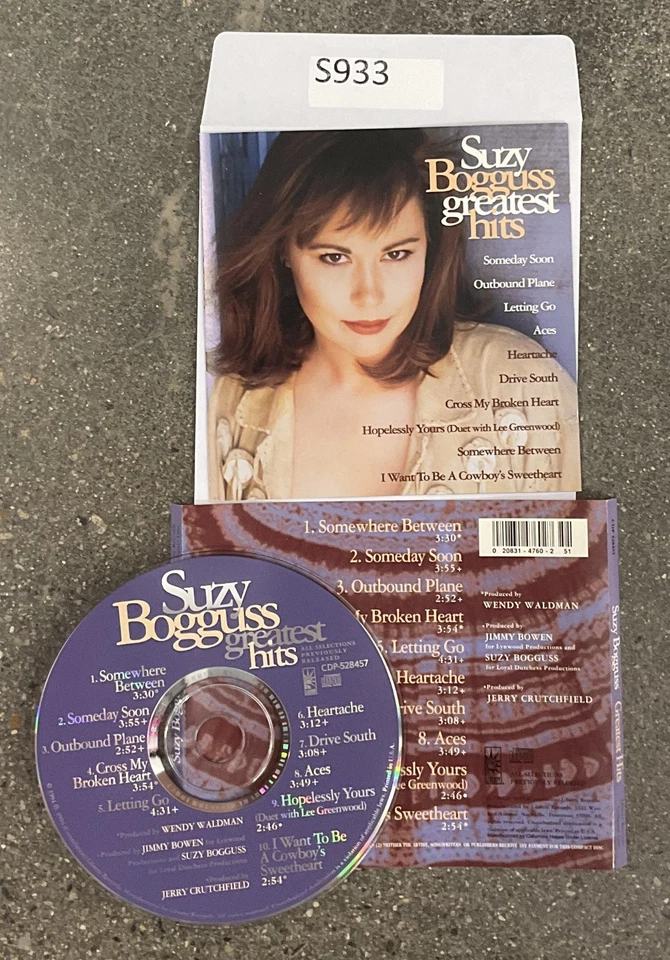 Greatest Hits by Suzy Bogguss (CD, 1994 No Case #S933 - Image 1 of 1