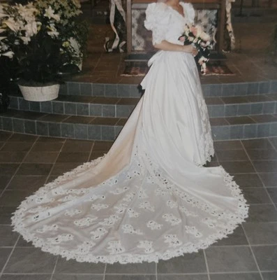 Vintage Wedding Dress - Image 1 of 4