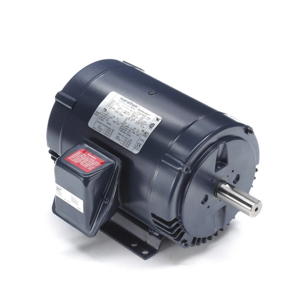 MARATHON MOTORS 184TTDBD6001 GP Motor,7 1/2 HP,3,510 RPM,230/460V 44N957 - Image 1 of 1