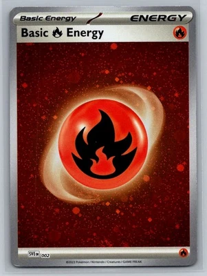 Basic Fire Energy (Cosmos Holo) #002 SV01: Scarlet & Violet Base Set Pokemon H39 - Image 1 of 2