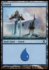 4x Island (370) MTG 10th Edition NM Magic Regular