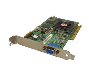 ATI RADEON 256 DDR 32MB DDR SDRAM AGP TARJETA GRÁFICA VGA #GK10978 - Imagen 1 de 2