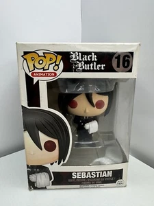 Funko POP Animation Black Butler Sebastian Vinyl Figure #16 DAMAGED BOX - Foto 1 di 9