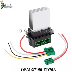 27150-ED70A Blower Motor Heater Fan Resistor For Nissan Tiida Peugeot Renault - Picture 1 of 6