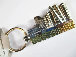 Düsseldorf Neuer Zollhof Metall Schlüsselanhänger Keychain,hochwertig ,Neu - Bild 1 von 4