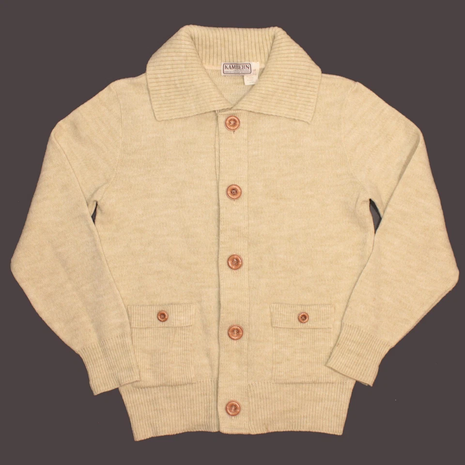 Suéter KAMBERN by Highland Vintage Mezcla Mohair Para Hombre Talla M Marrón Verdadero Vintage Foto 1 de 4