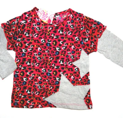 T-SHIRT MANCHE LONGUE FANTAISIE ETOILE 6 mois ou 9 mois BEBE FILLE ETIQ. 12,99 € - Photo 1/2