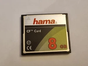 HAMA 8GB COMPACT FLASH MEMORY CARD - UK SELLER - FREE POSTAGE - Picture 1 of 1