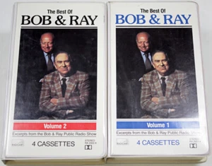 Best of Bob and Ray Volume 1 + 2 (4 Cassettes) Radio Stereo Satire Storytelling - Picture 1 of 4