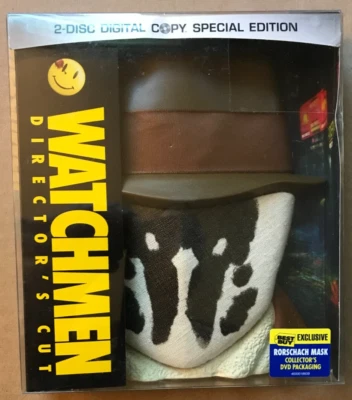 Watchmen Director's Cut DVD Best Buy Exclusive Rorschach Mask 2-Disc Set - Image 1 of 3