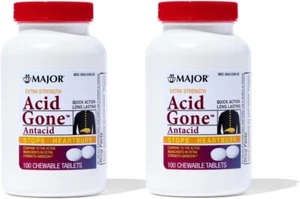 Acid Gone Antacid Chewable Generic for Gaviscon Extra Strength Chewable Tablets - Picture 1 of 6