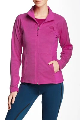 Chaqueta The North Face Castle Crag elástica cremallera completa abrigo polar rosa para mujer XS Foto 1 de 4