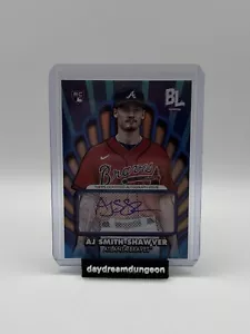 2024 Topps Big League Rookie AJ SMITH-SHAWVER Opening Act Autogramm #OAA-AS RC - Bild 1 von 2