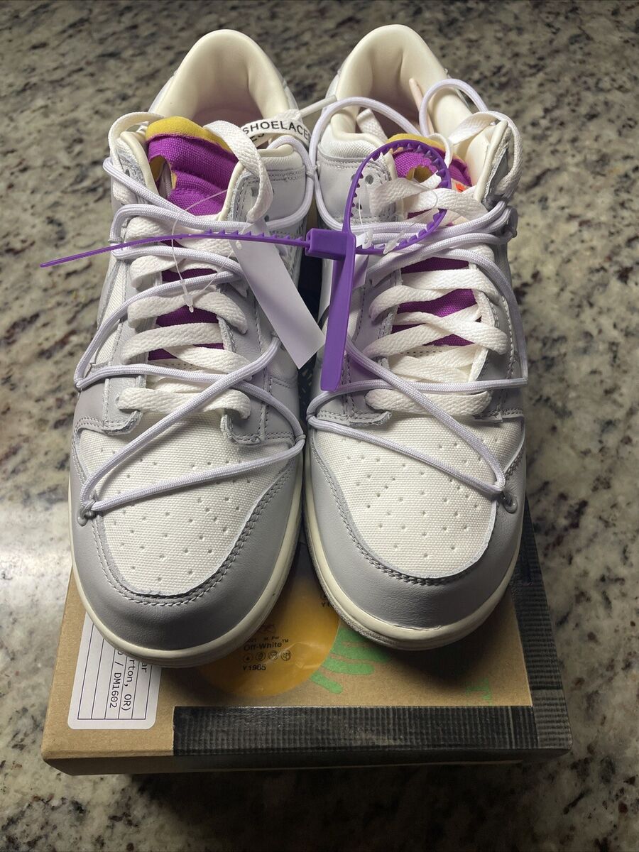 Nike Off-White x Dunk Low Lot 03 of 50 for Sale Nike Off-White x Dunk Low Lot 03 of 50 for Sale