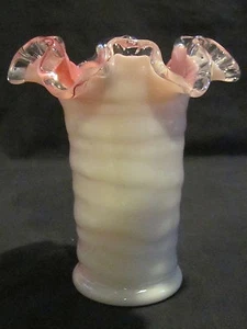 Fenton Peach Crest Blumenvase - Bild 1 von 2
