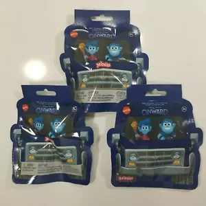 NEW Lot of 3 DIFFERENT Disney Pixar Onward Movie Minis Toy Mystery Packs SEALED - Picture 1 of 2