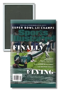 2017 Philadelphia Eagles Super Bowl Champions Sports Illustrated 2" x 3" Magnet - Picture 1 of 3