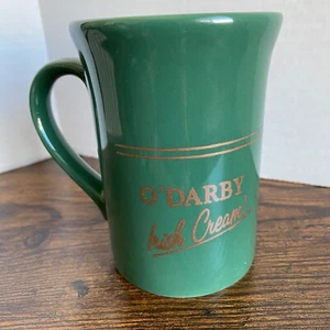 O'Darby Irish Cream Coffee Green Cup Mug Carrigdhoun Ireland St Patrick's Day - Picture 1 of 9