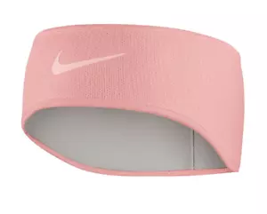 Cerchietto Nike donna maglia morbida pile traspirante doppio strato rosa nuovo con etichetta - Foto 1 di 1