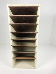Vintage Handarbeit Holz 7 Slot Box Land Bauernhaus Handwerker Primitiv Rustikal - Bild 1 von 9