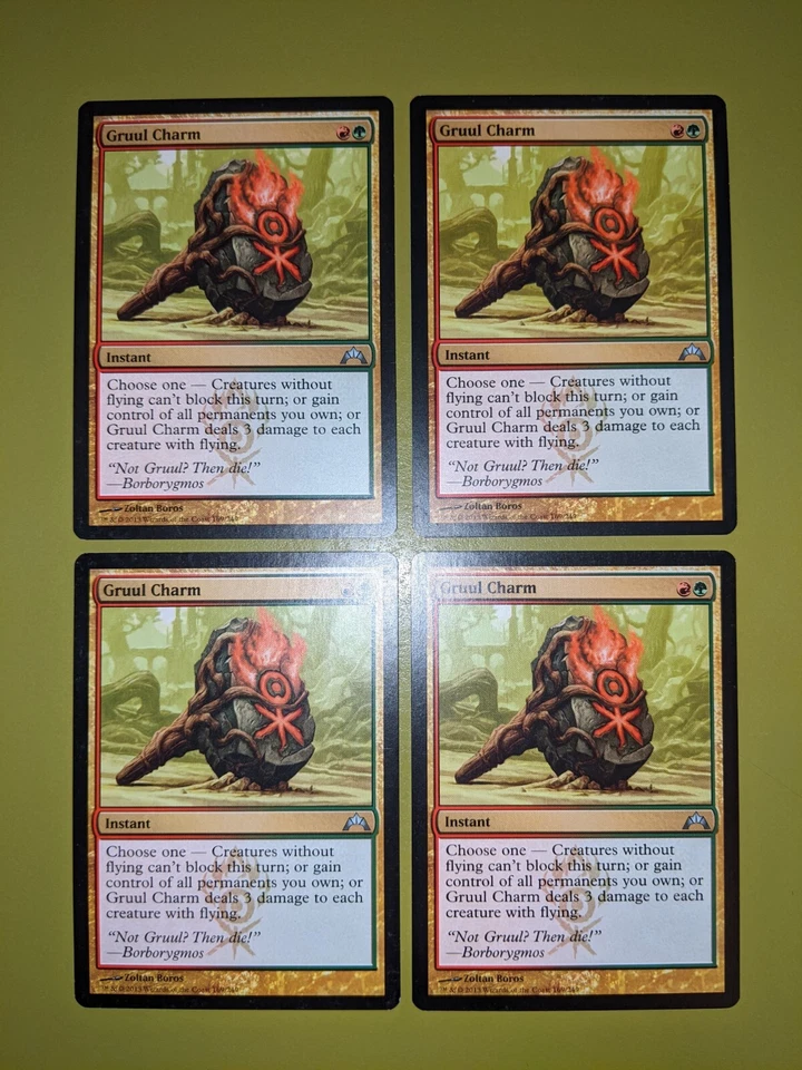 Gruul Charm x4 Gatecrash 4x Playset Magic the Gathering MTG - Image 1 of 1