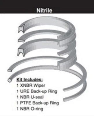 SEAL & CYLINDER SOURCE,INC. Hydro-Line Cylinders N5 & AN5 1-3/8" Rod Rod Seal Kit (Nitrile) SKN5-660-11