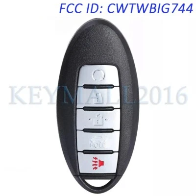 CWTWB1G744 Remote Key Fob for Infiniti QX56 QX80 15 16 17 18 2019 20 21 22 23 24 Foto 1 de 4