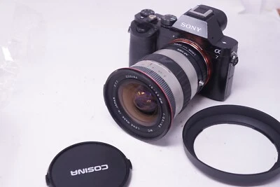 SONY E MOUNT ADAPTED 19-35MM COSINA SUPER WIDE PRIME LENS ALL A7 NEX,A6000 - Image 1 of 4