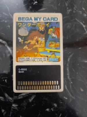 Sega My Card WONDER BOY C-69 Card Only Not Tested Sold As Is  - Image 1 of 4