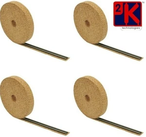 4 x Rolls Cork Track Bed Underlay 10m Long x 35mm Wide x 3mm Thick - '00' Gauge - Picture 1 of 12