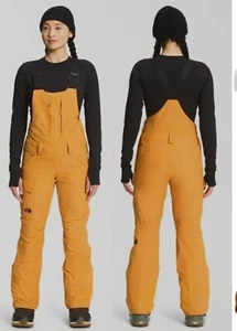 The North Face WOMENS 2023 Snowboard Ski Snow FREEDOM BIB PANT - Topaz Size XL - Picture 1 of 4