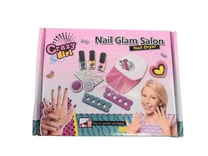 10 tlg. Nagelset für Kinder Mädchen Kinder Nagellack Set Nailart Make-up Set - Bild 1 von 5